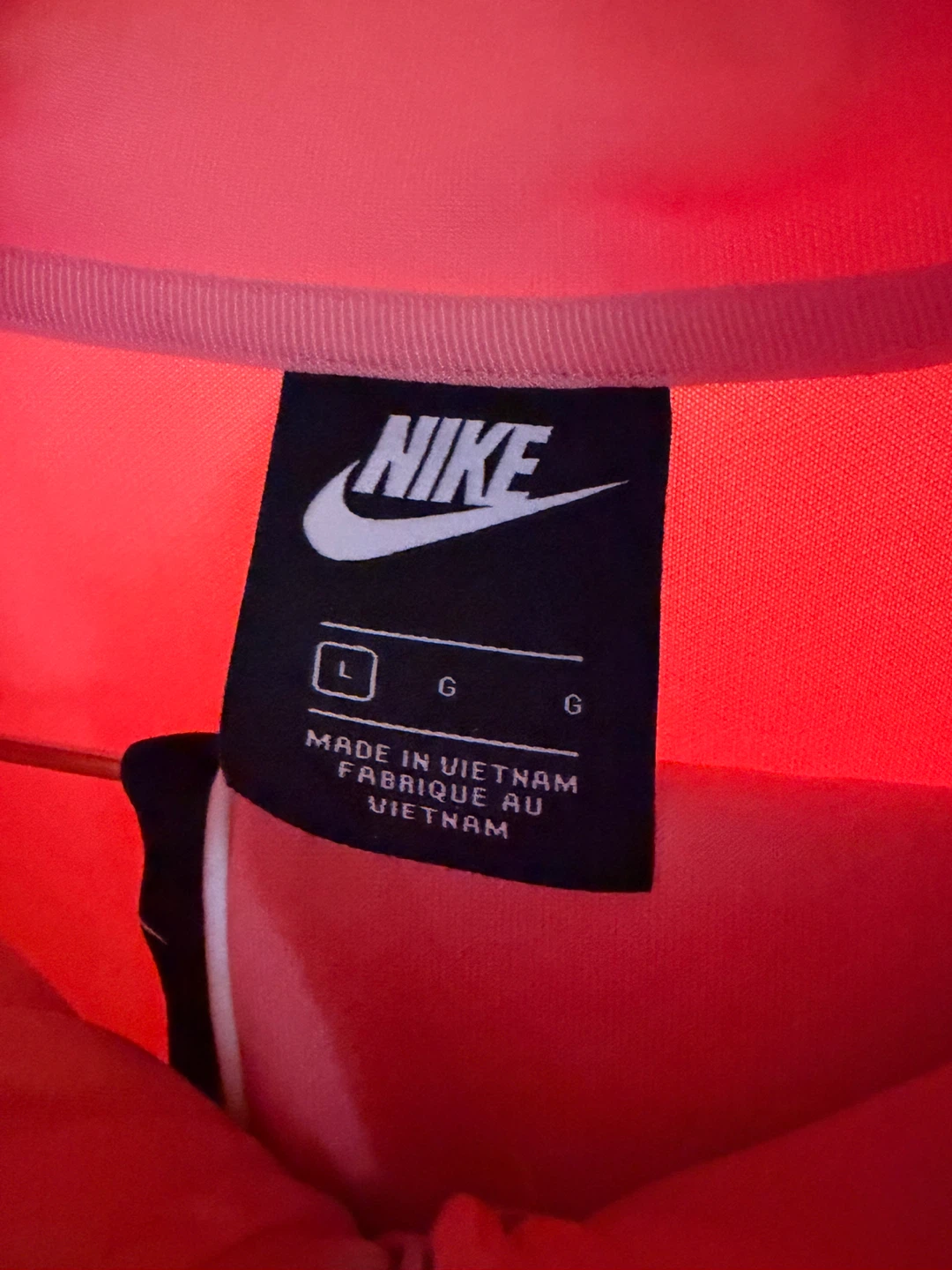 Nike Track Suit Jacket & Pants - Pink/Black - Size L (Hat Incl.) - photo 4