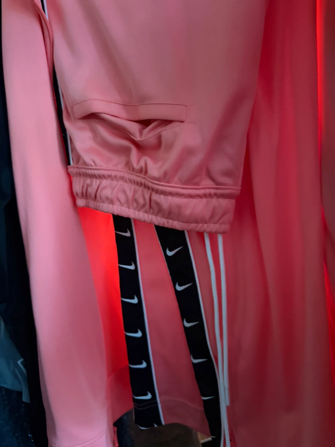 Nike Track Suit Jacket & Pants - Pink/Black - Size L (Hat Incl.) - photo 5