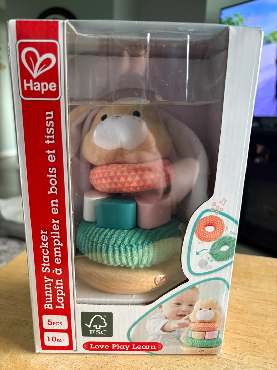 Hape Bunny Stacker Toy