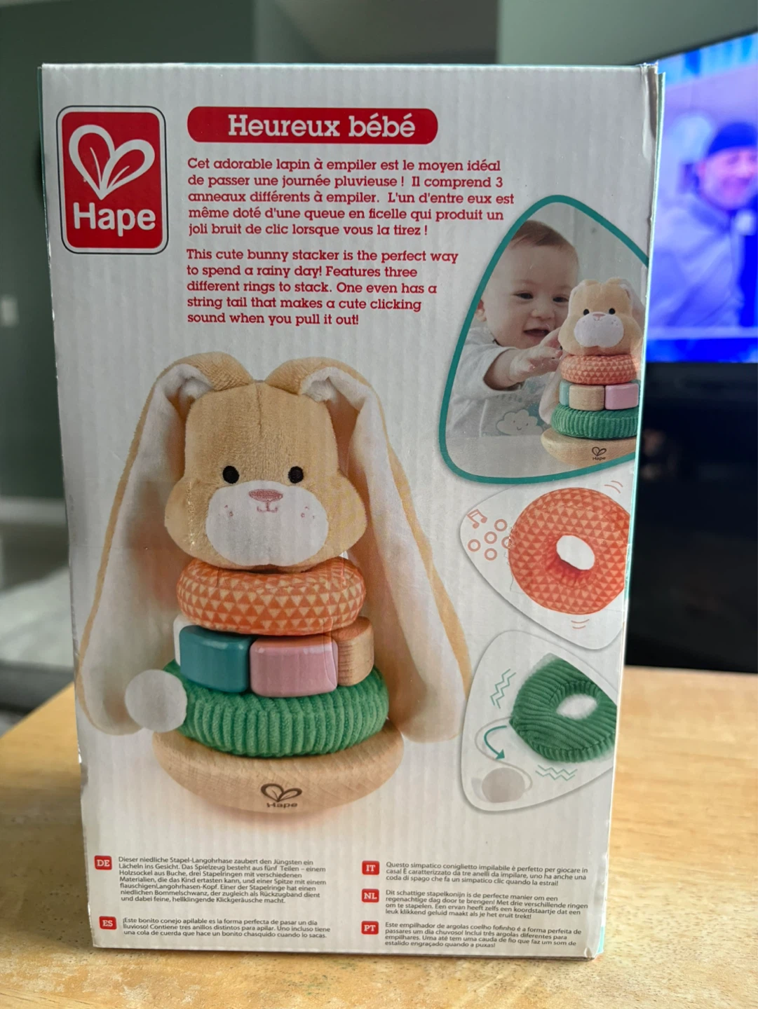 Hape Bunny Stacker Toy - photo 2