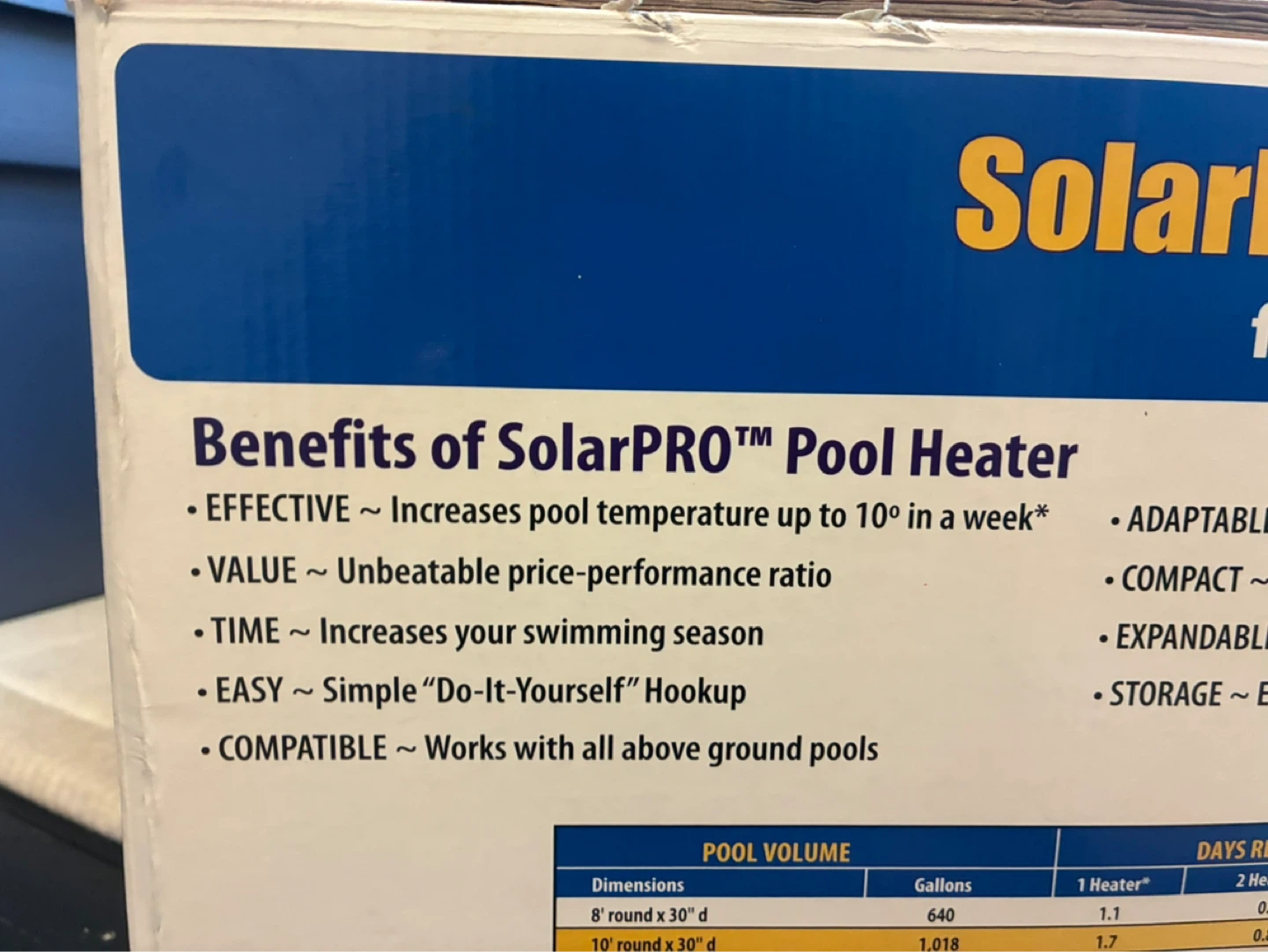 SolarPRO Pool Heater for Above Ground Pools - photo 4