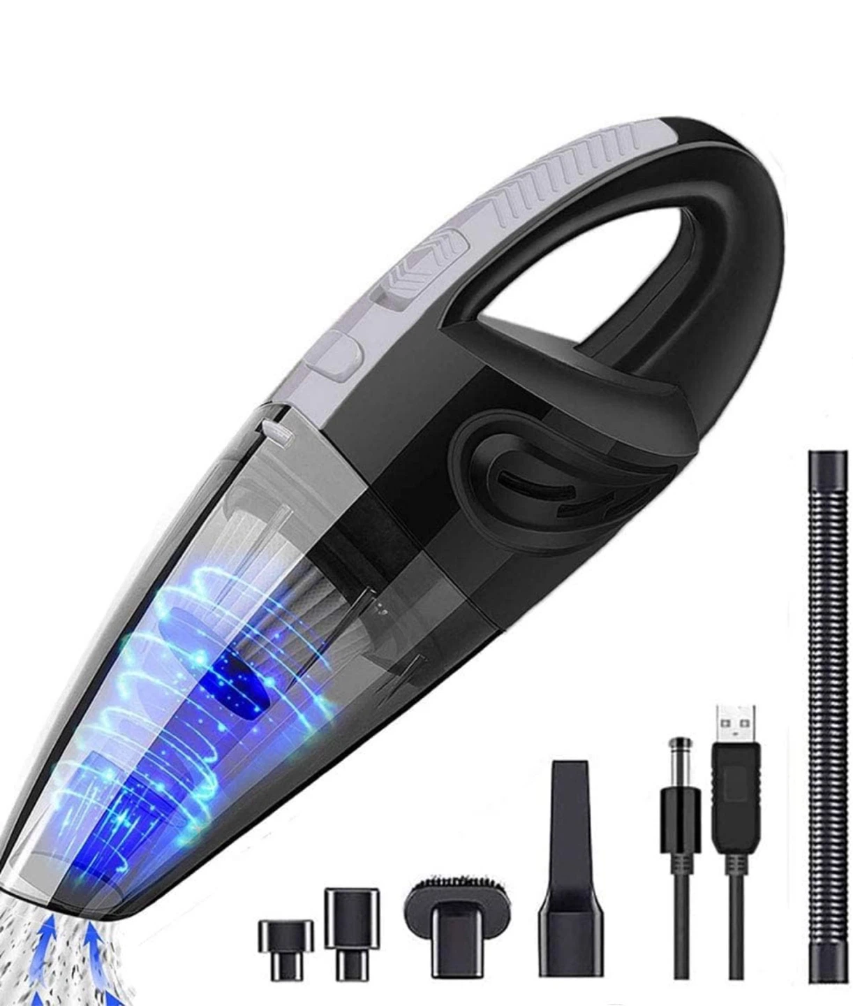 Handheld Vacuum Cleaner, Lightweight Portable (Black)