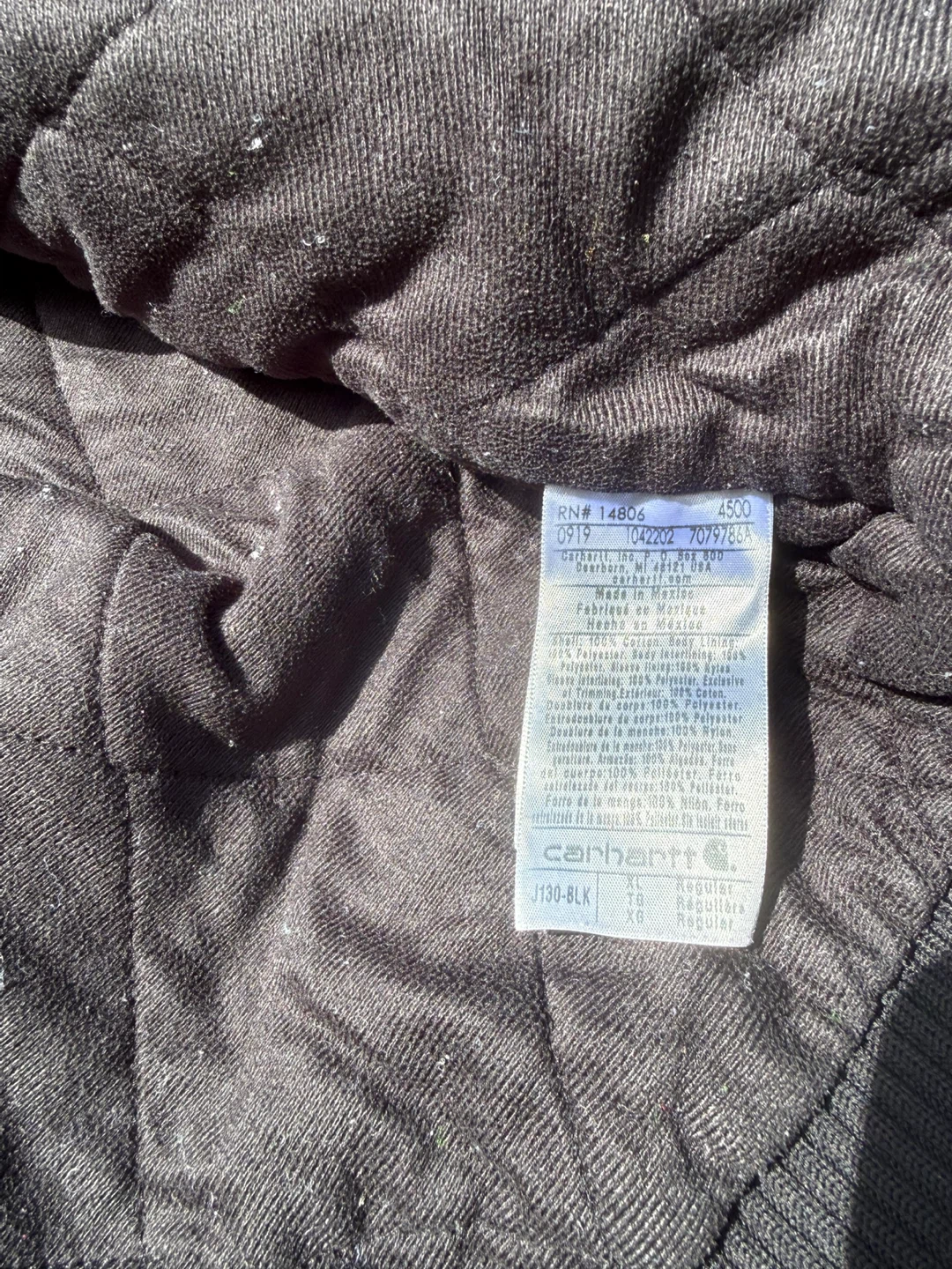 Weathered Carhartt Jacket and Cap - photo 4