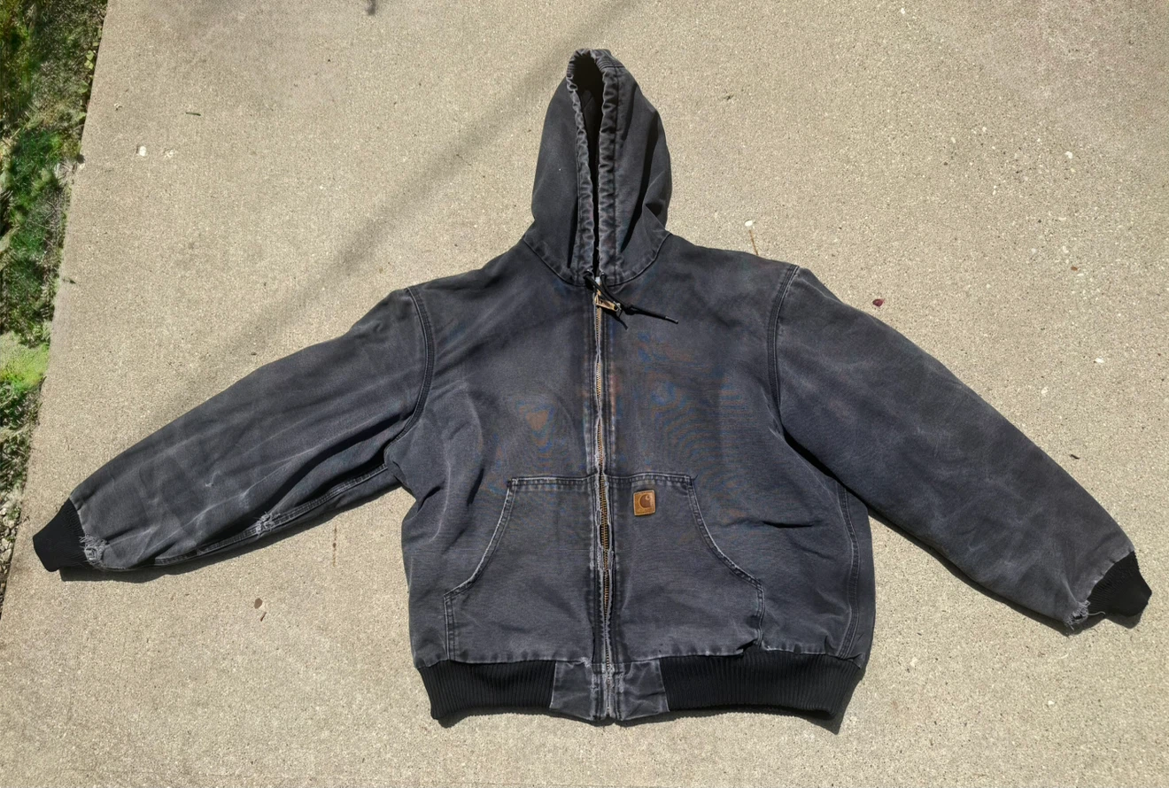 Weathered Carhartt Jacket and Cap - photo 5