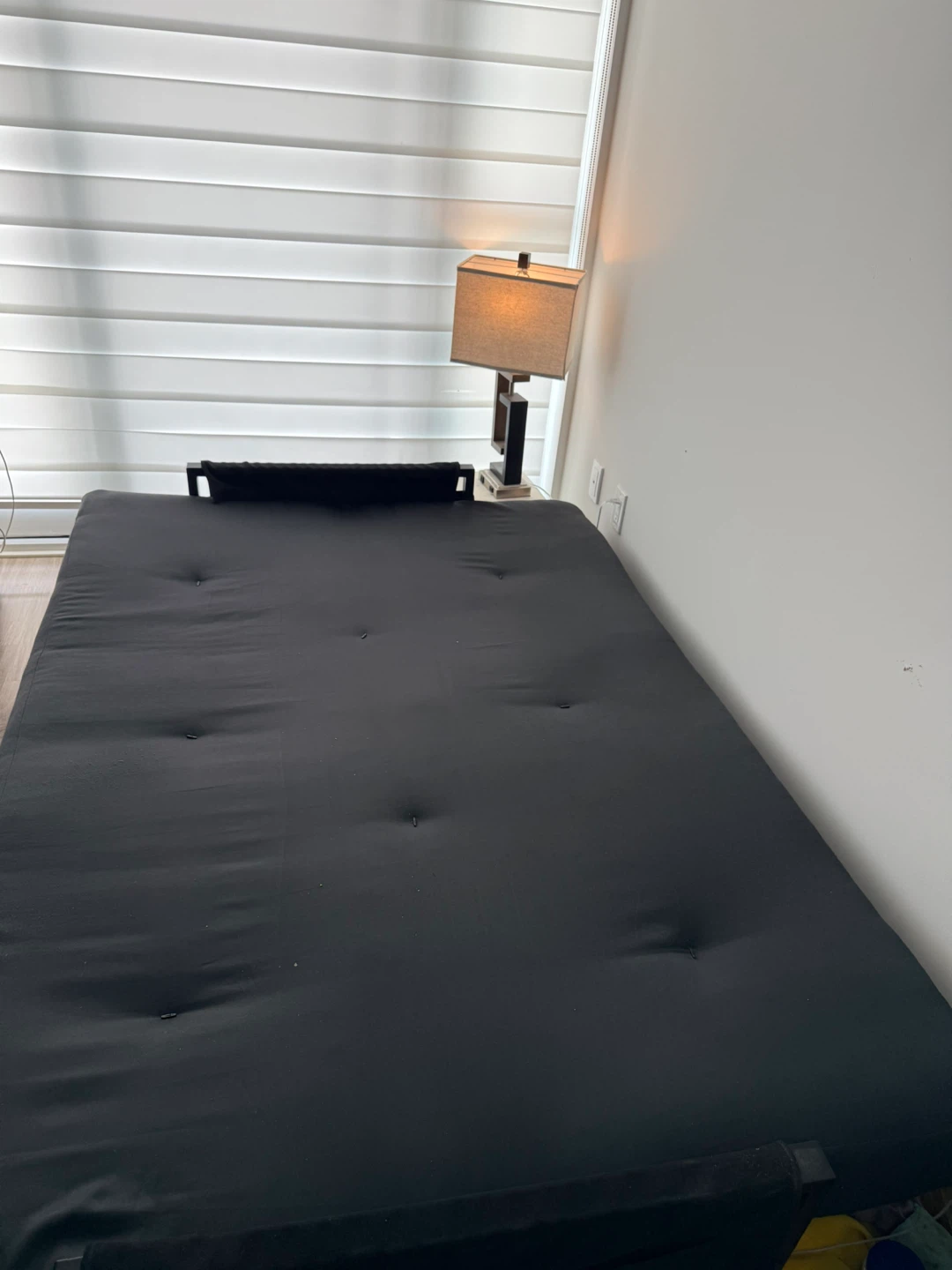 Modern Black Futon Sofa Bed - Excellent Condition - photo 3