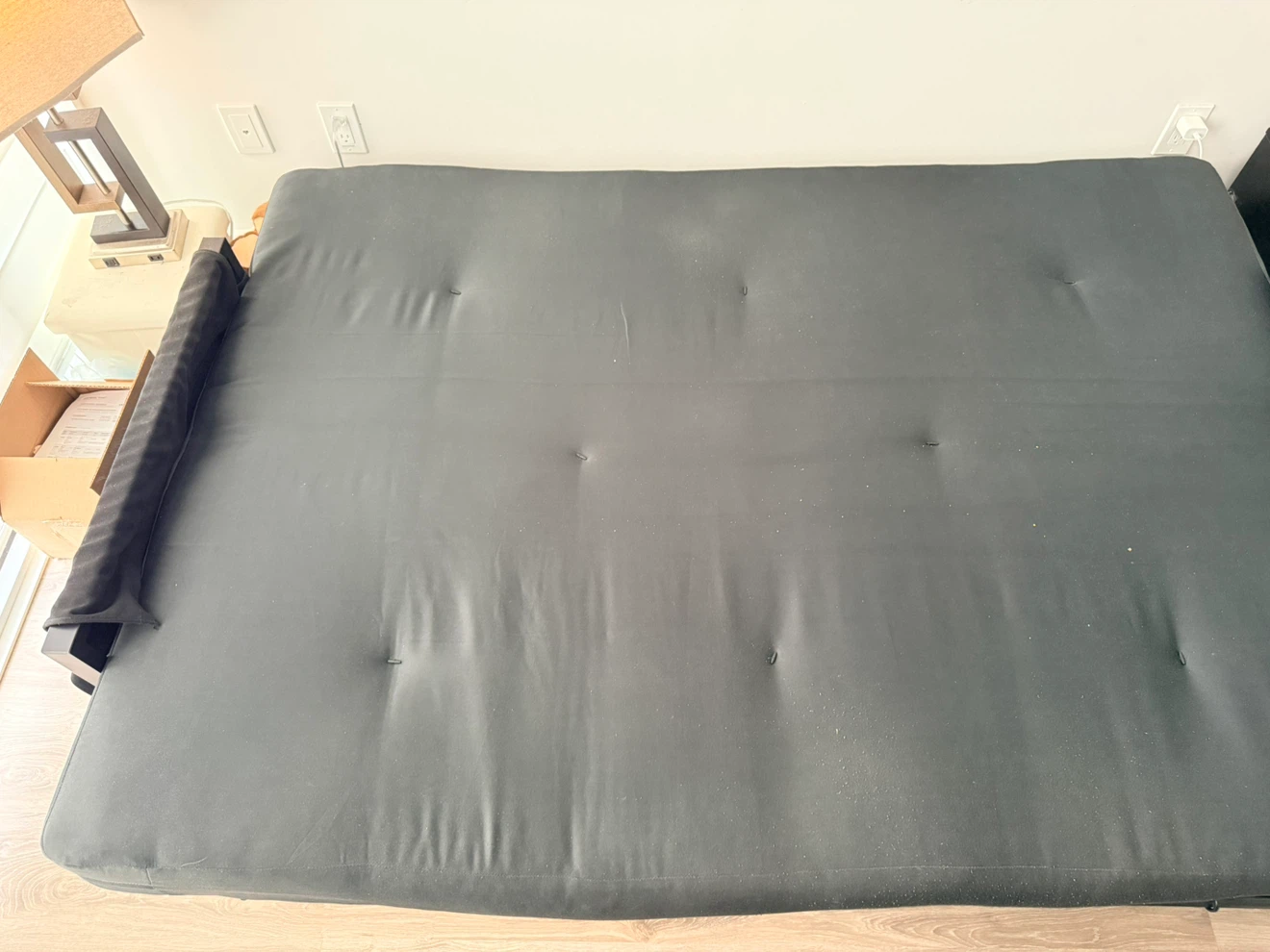 Modern Black Futon Sofa Bed - Excellent Condition - photo 4