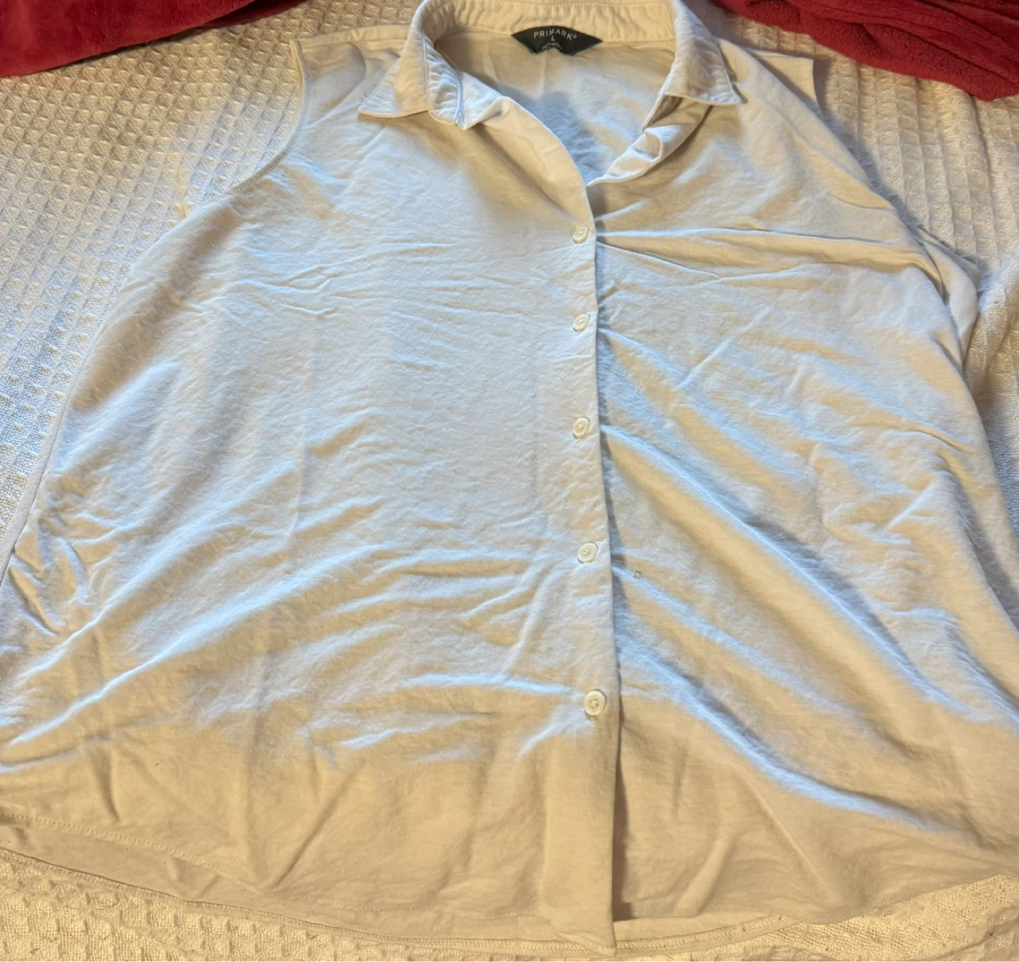 Primark Sleeveless Collared Shirt - Size L