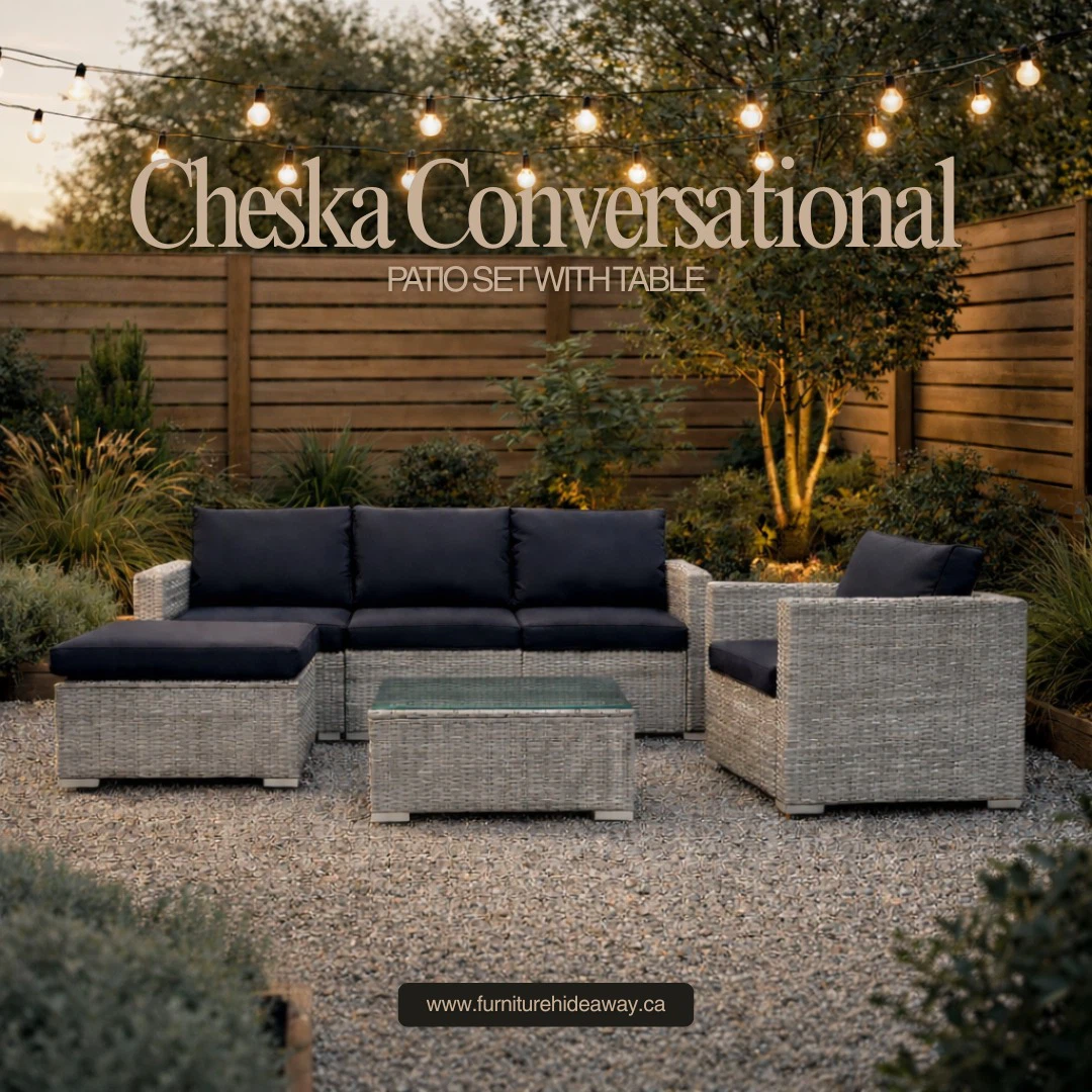 Cheska Conversational Patio Set with Table