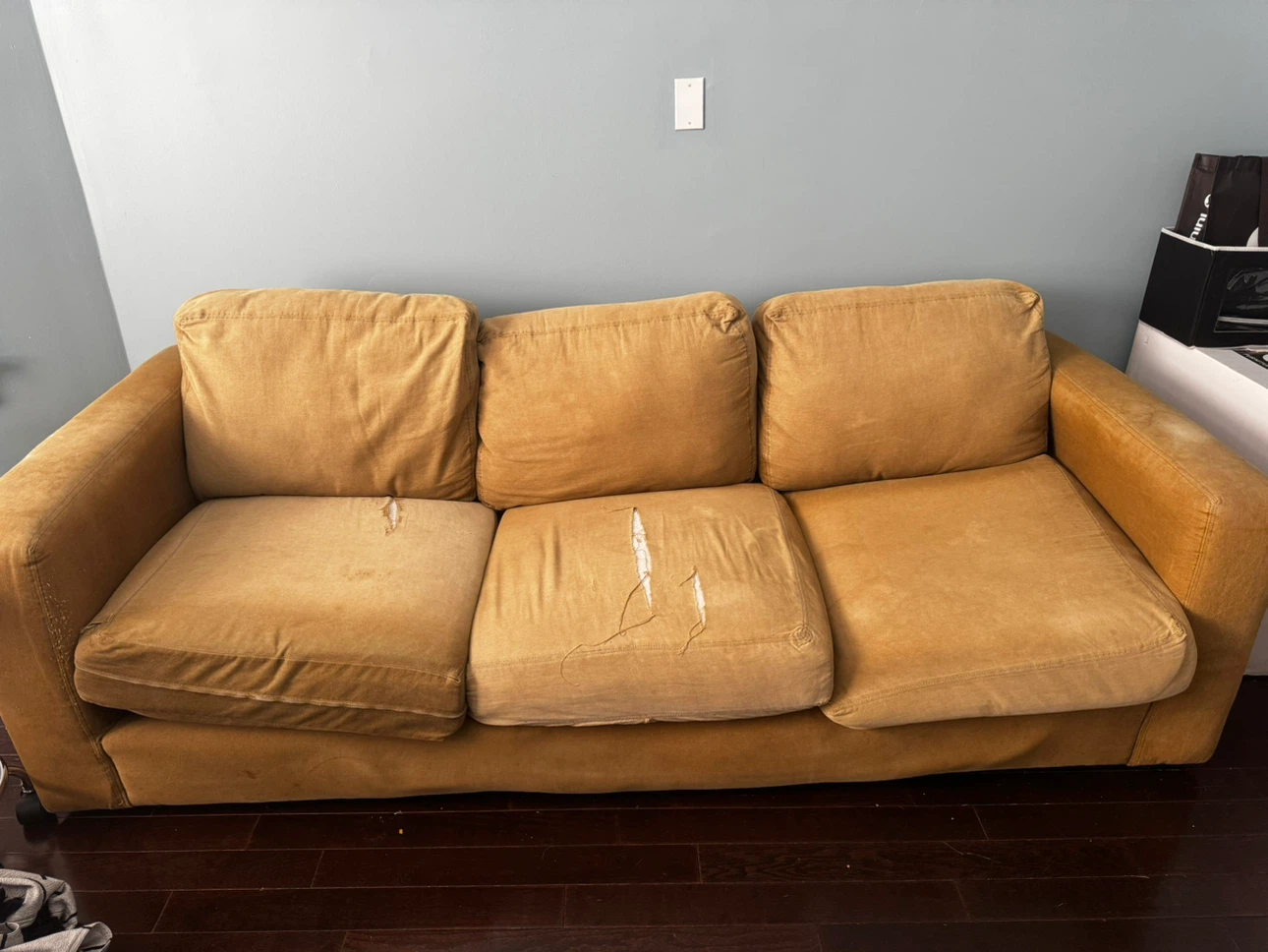 Brown 3-Seater Sofa for free!