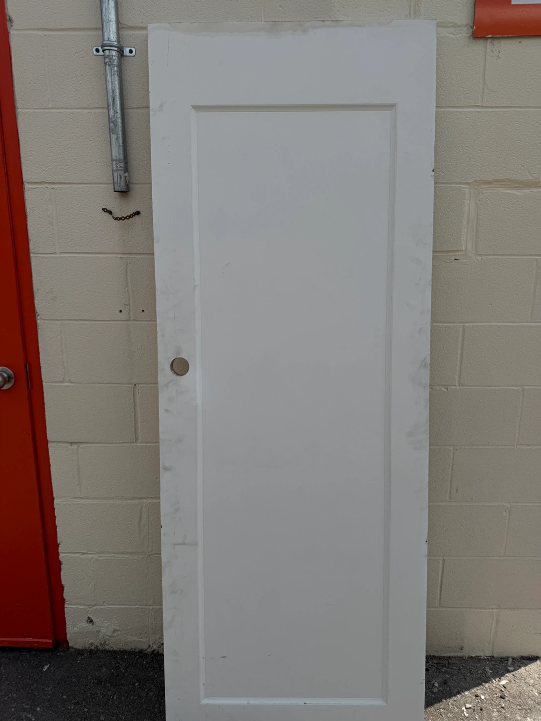 Lot of 3 White 1-Panel Interior Doors - Unused