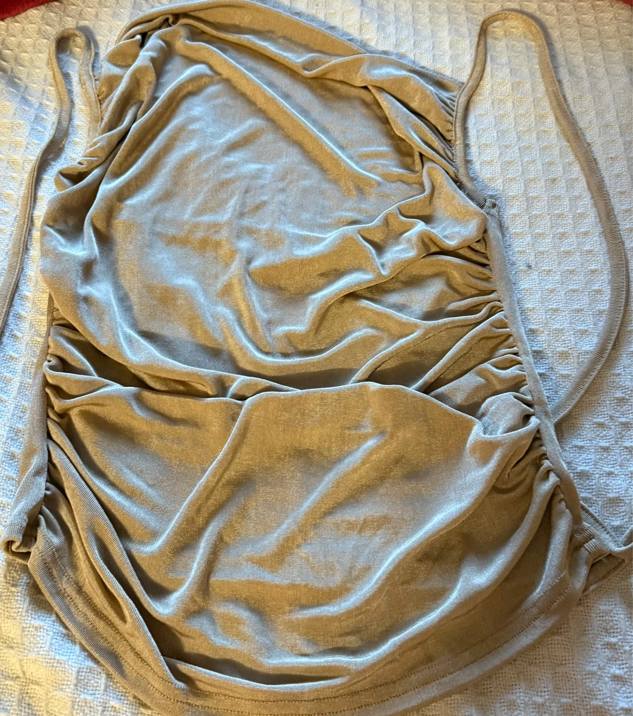 SHEIN Ruched One-Shoulder Top