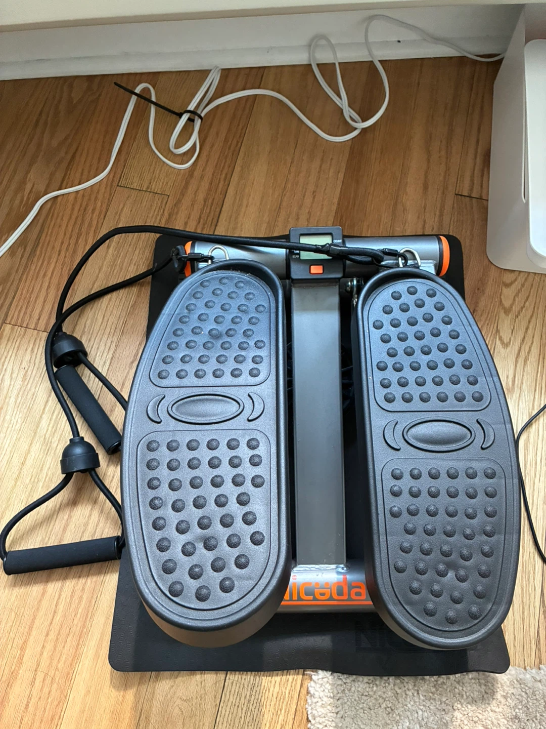 Fitness Stepper with Resistance Bands