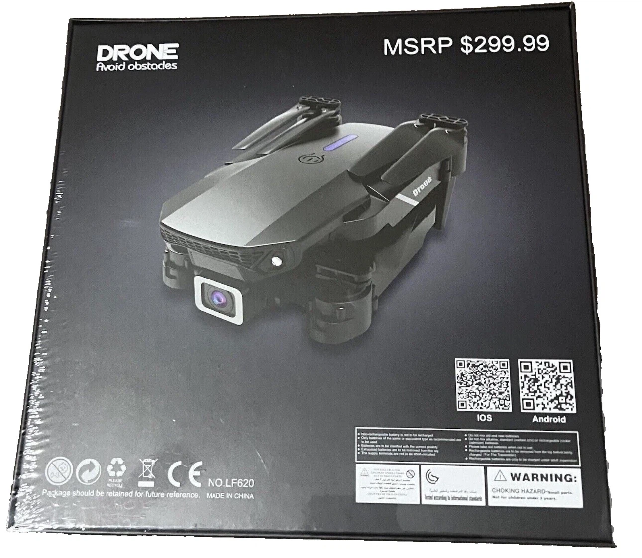 SMS Foldable Drone with Remote Control