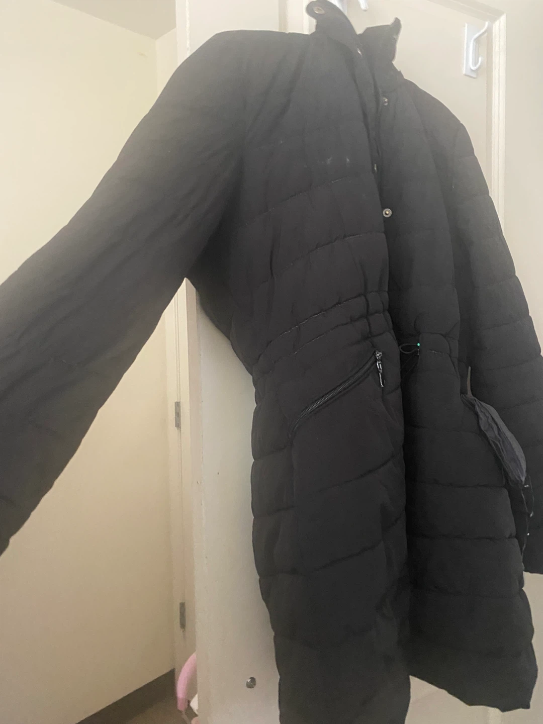Black Puffer Coat⚽️