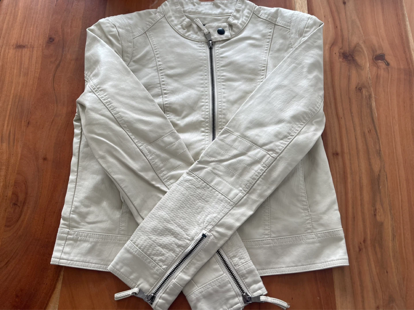 Women's Faux Leather Moto Jacket
