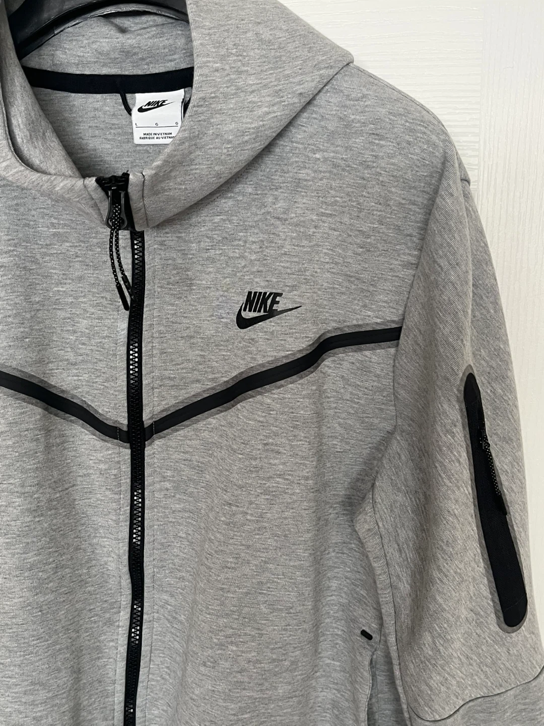 Nike Tech Fleece Hoodie Grey Full Zip Size Large - photo 2
