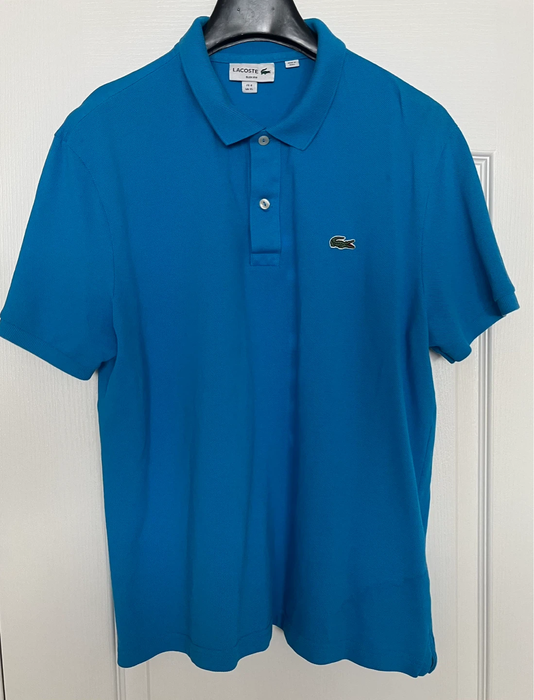 Lacoste Slim Fit Polo Shirt - Blue - XL fits like Large