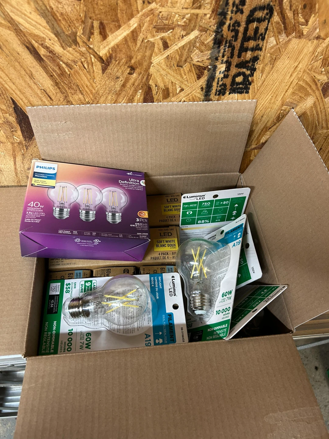 Assorted LED Light Bulbs - Philips, Ecosmart, and Lum-ins - photo 2