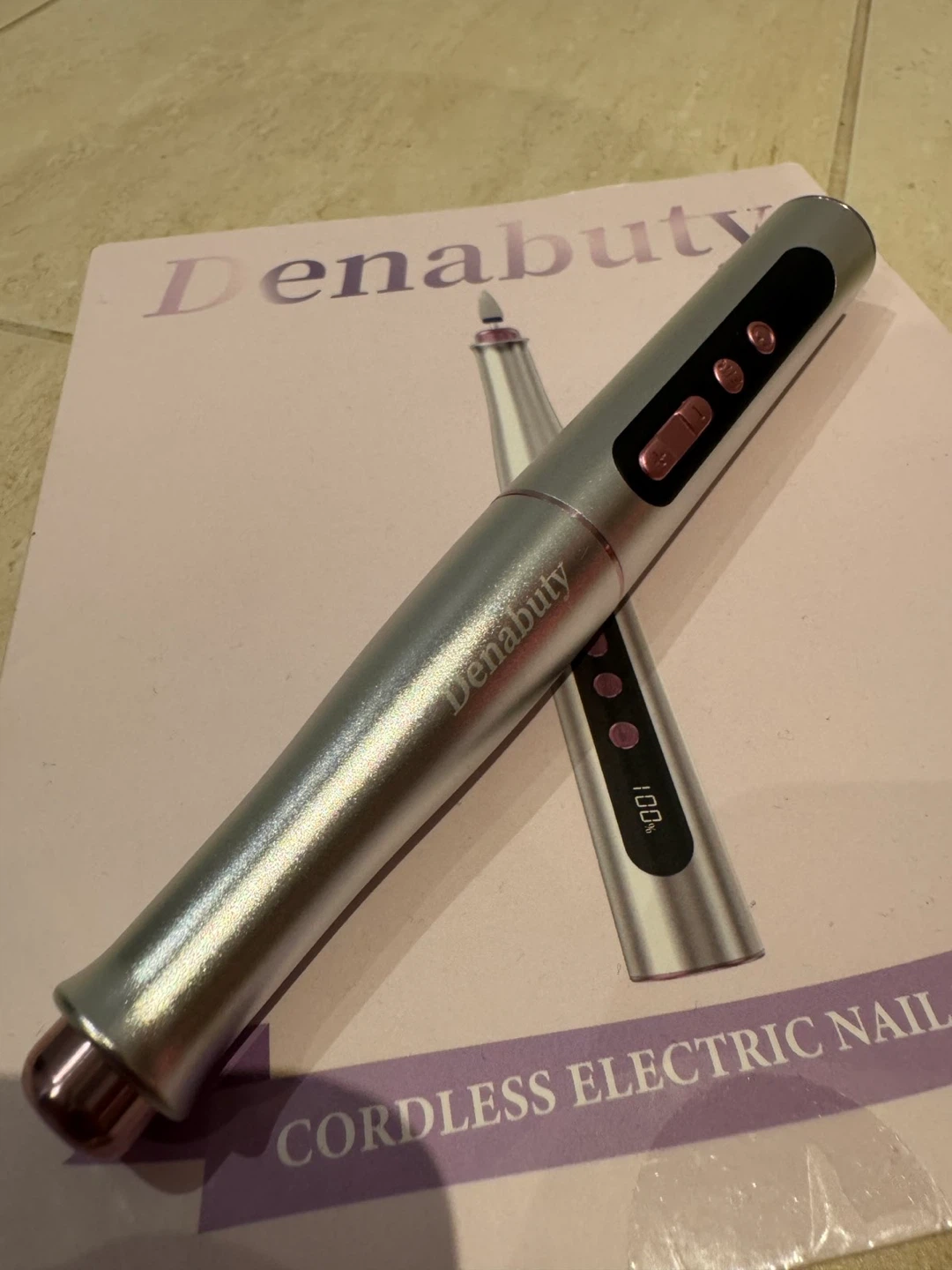 Denabuty Cordless Electric Nail File Kit