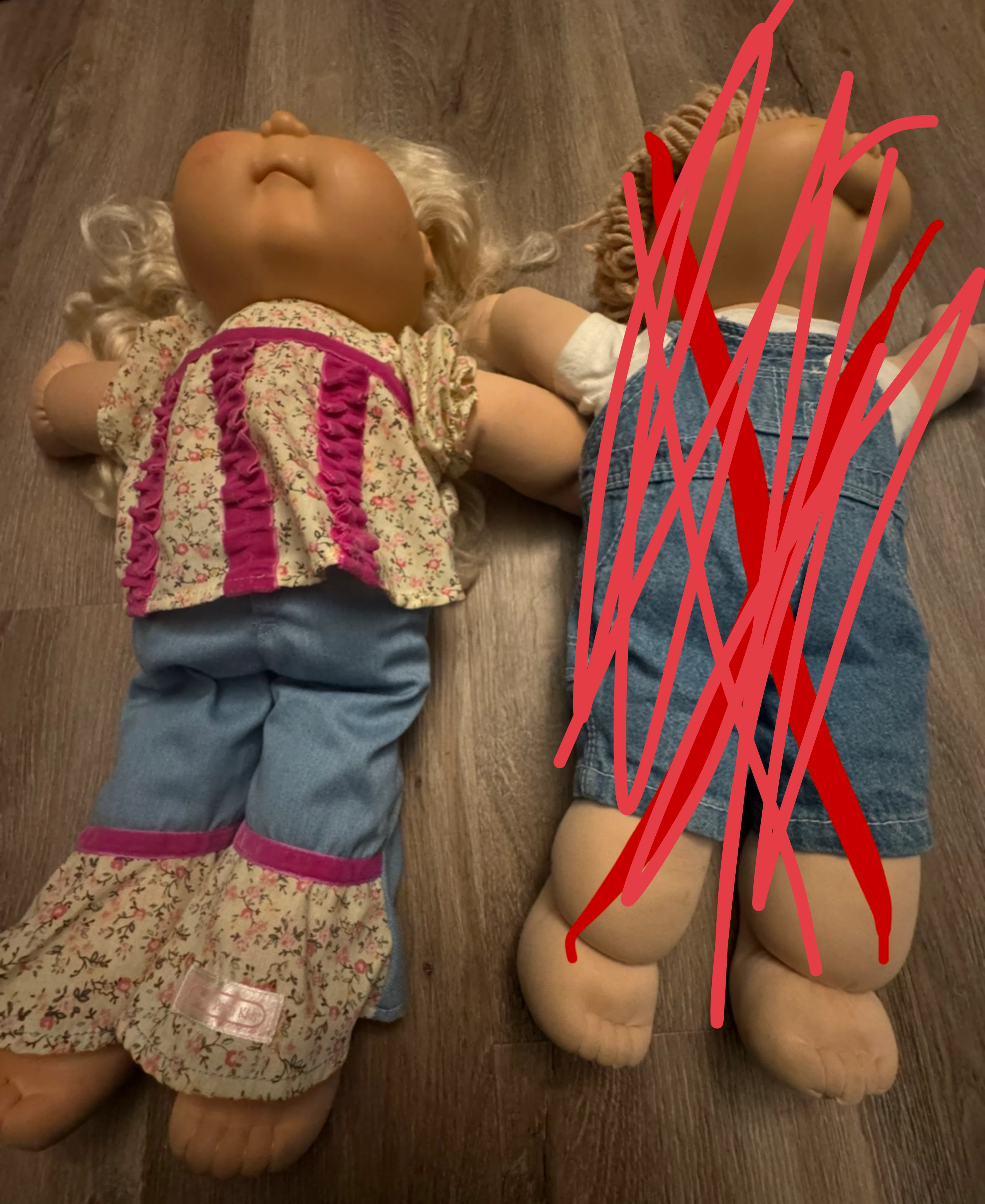 Cabbage Patch Kid Doll Blonde Curly Hair