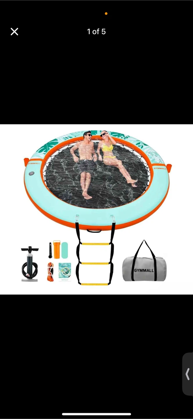 GYMALL Inflatable Pool Trampoline/Platform - photo 3