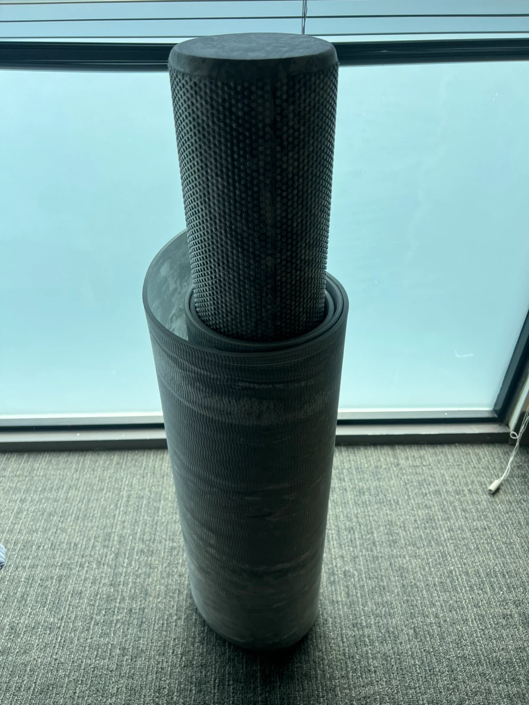 Evoke Yoga Mat with Foam Roller - photo 3