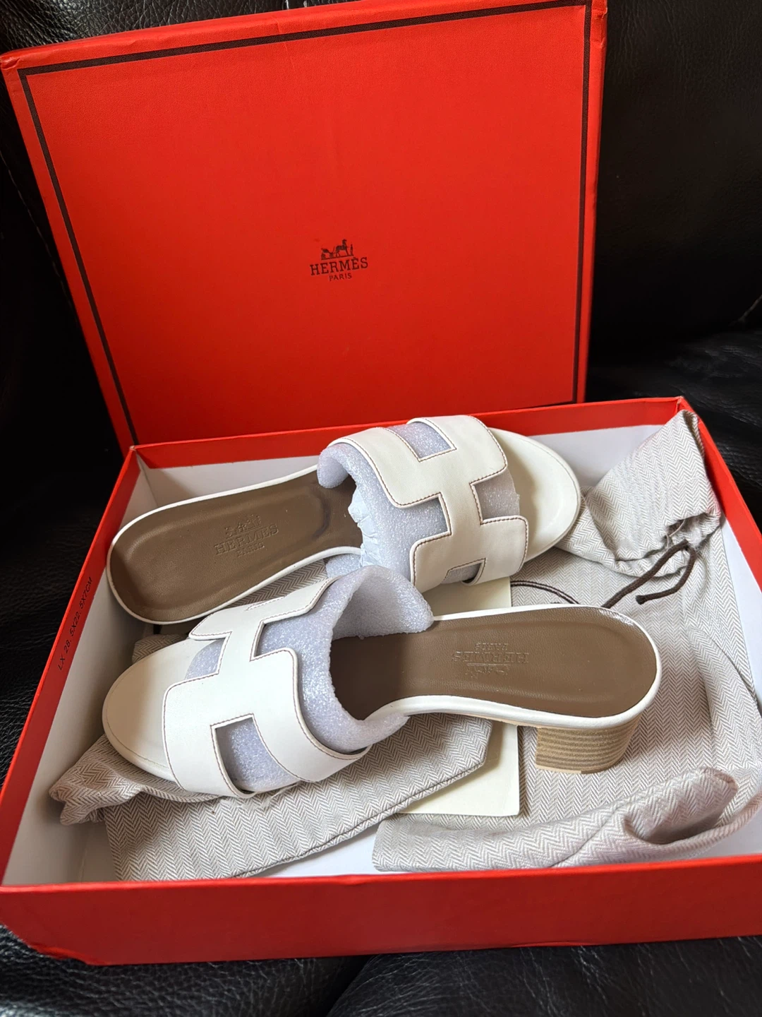 Hermes Sandal - White Eur 35