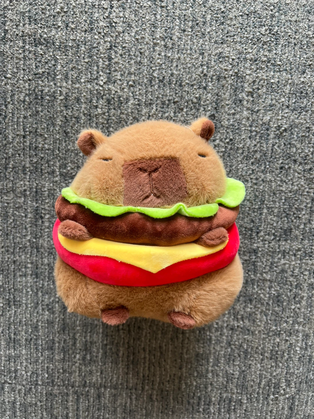 Capybara Burger Plush Toy