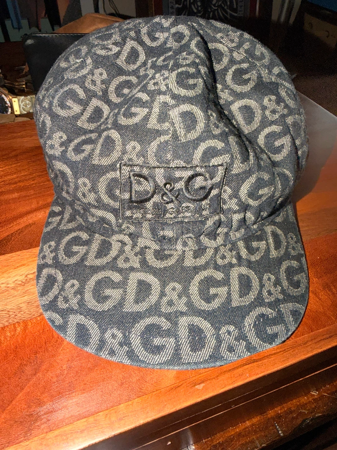 Dolce & Gabbana D&G Monogram Baseball Cap Medium