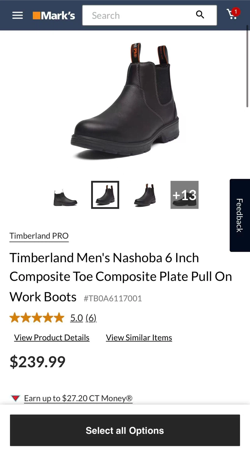Timberland PRO Men's Nashoba Work Boots - photo 4