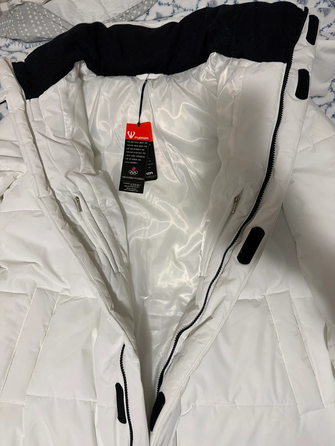 Fuerza White Puffer Jacket - photo 4