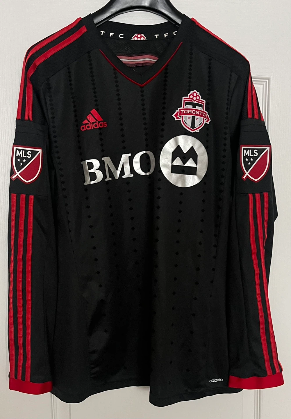 Toronto FC MLS Adidas Adizero Long Sleeve Soccer Jersey