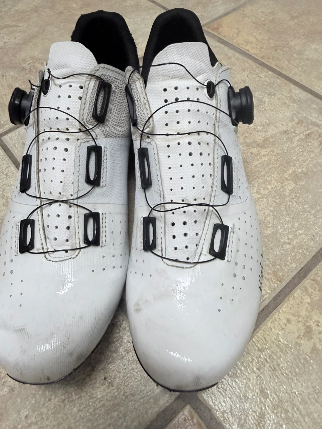 Fizik White Cycling Shoes - photo 2