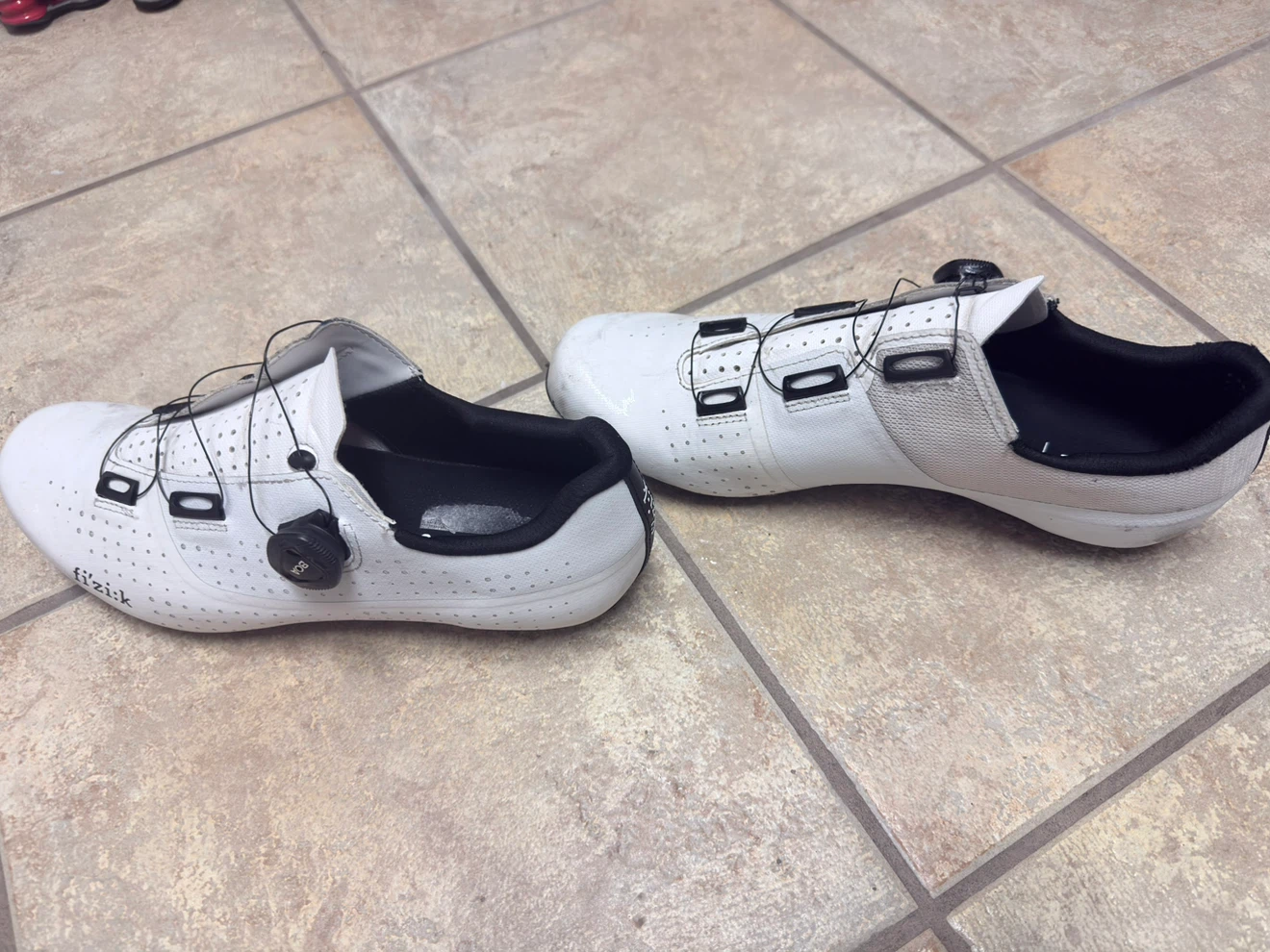 Fizik White Cycling Shoes - photo 4
