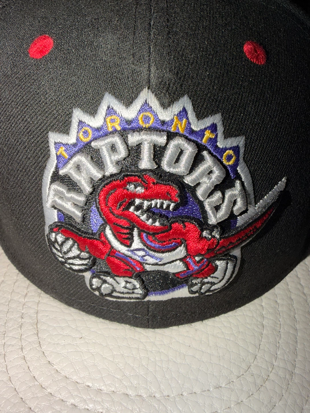 Toronto Raptors Fitted Hat New Era Hardwood Classics 7-1/2 - photo 2