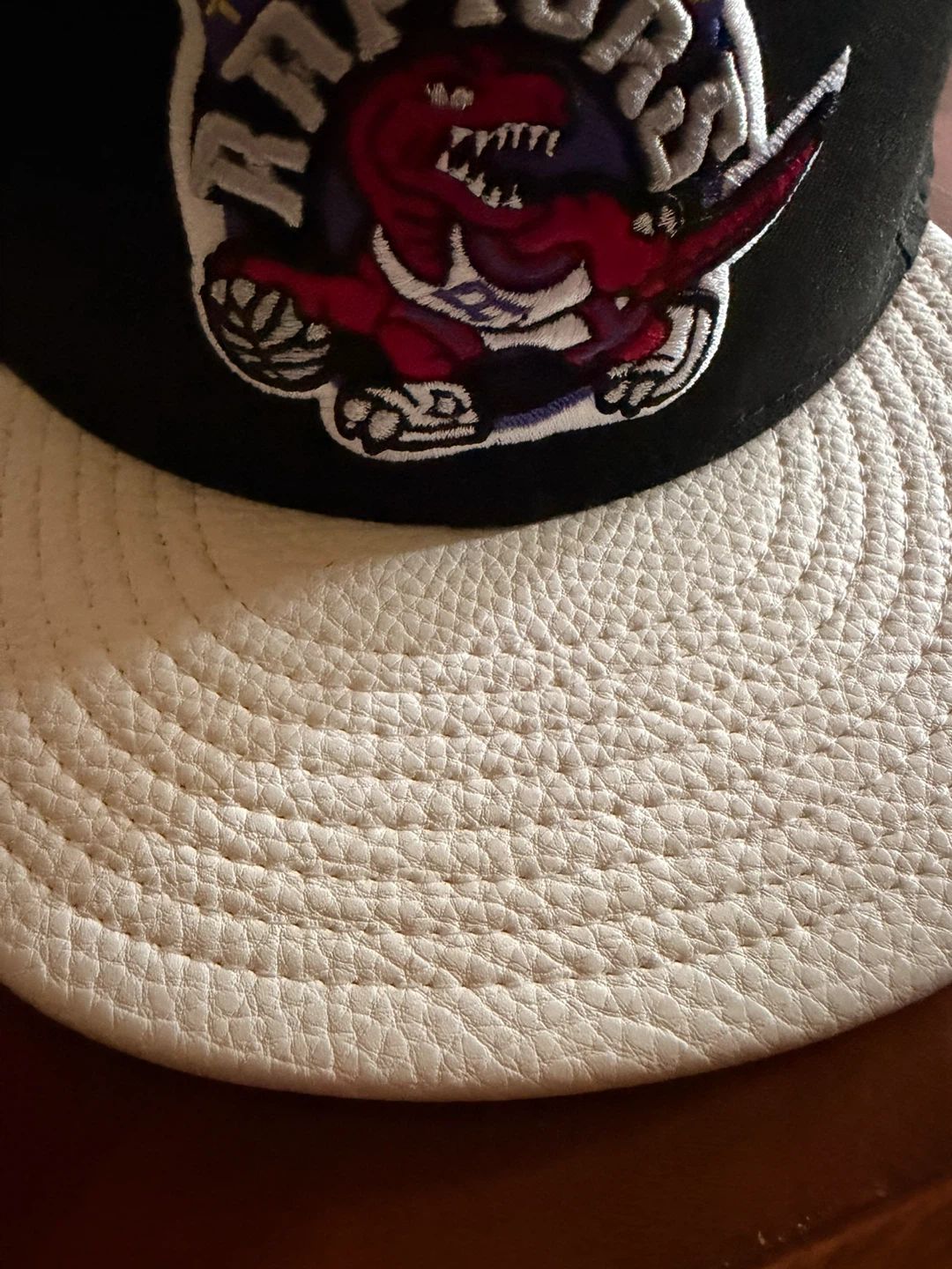 Toronto Raptors Fitted Hat New Era Hardwood Classics 7-1/2 - photo 3