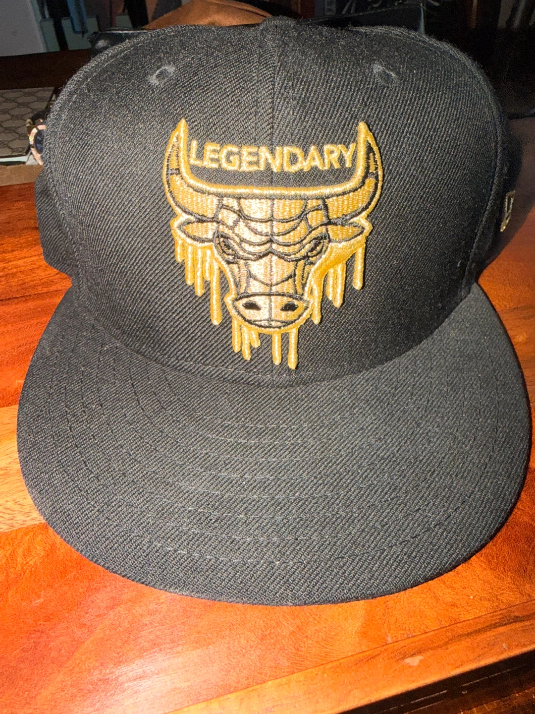 New Era 9FIFTY Black Baseball Cap Legendary Bulls