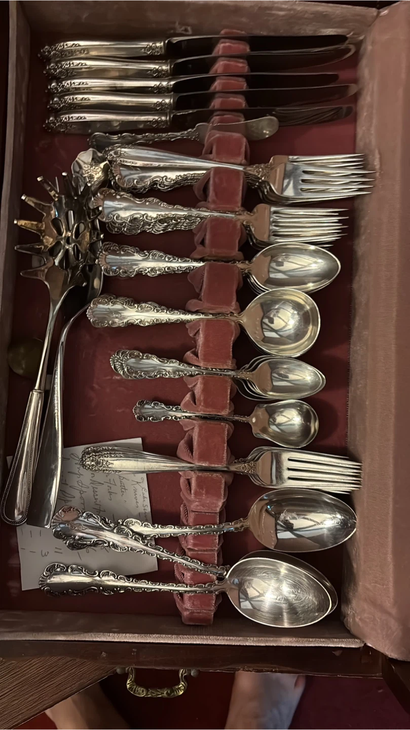 Sterling Silver Flatware Set - photo 2
