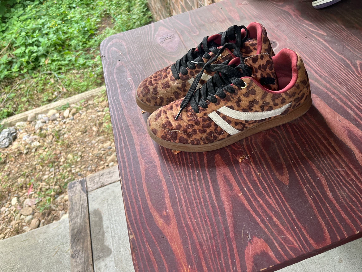 Brown Leopard Print Steve Madden sneakers