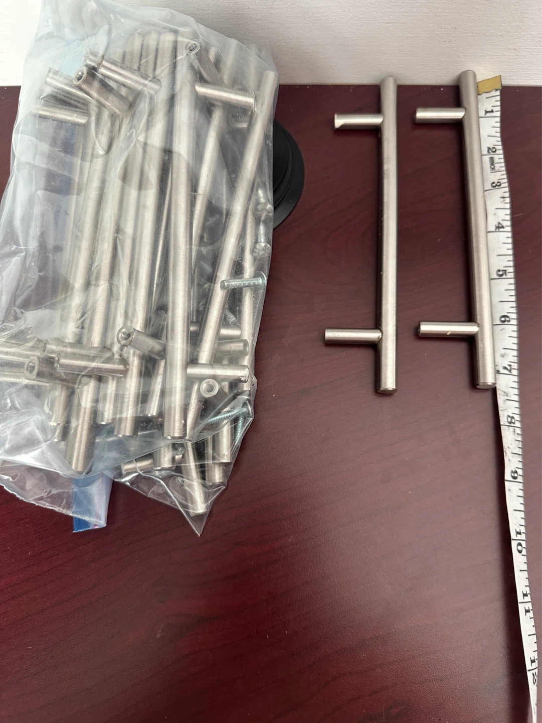 Stainless Steel Cabinet Drawer Handles - Lot of 15