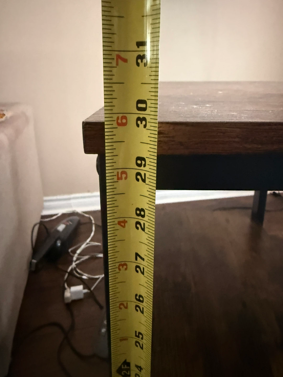 Rustic Wood Side Table - photo 3