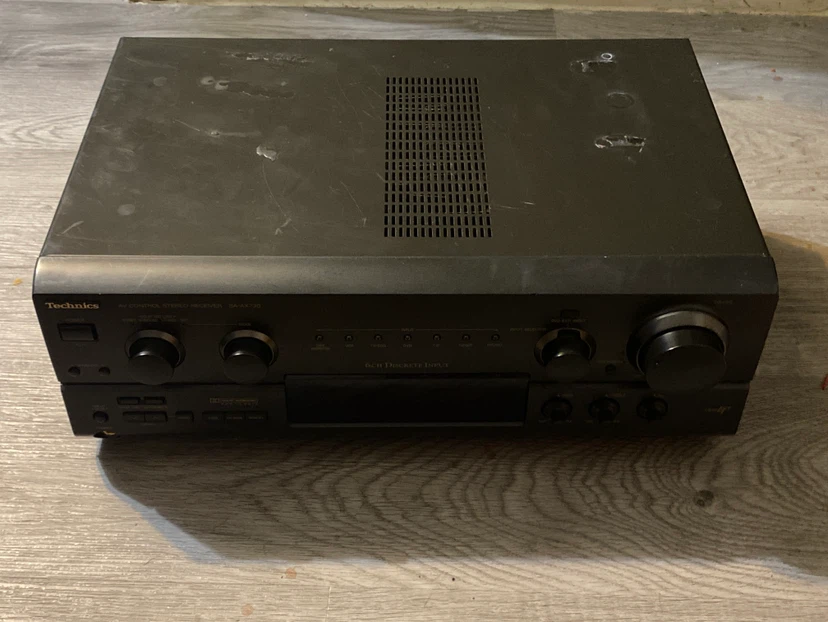 Technics reciver SA-ax730 with ac power cable