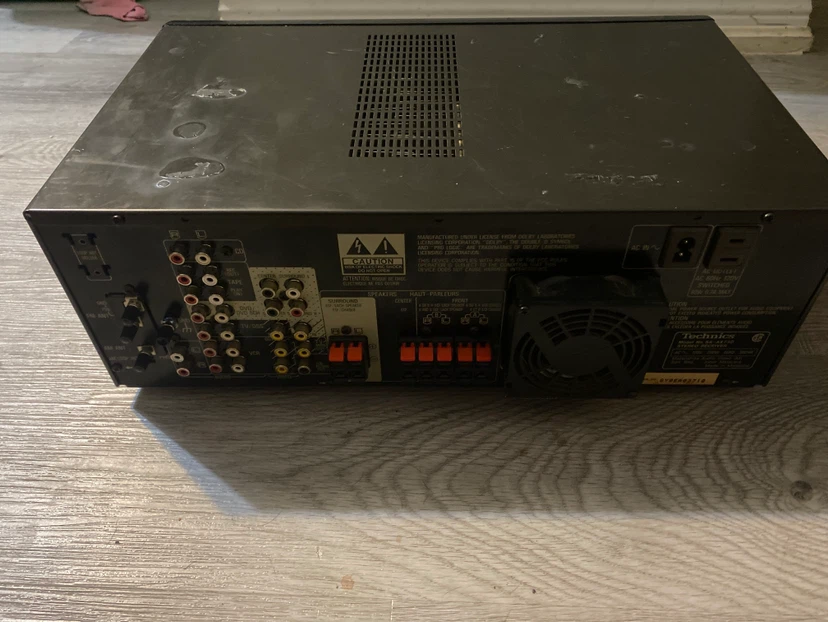Technics reciver SA-ax730 with ac power cable - photo 3