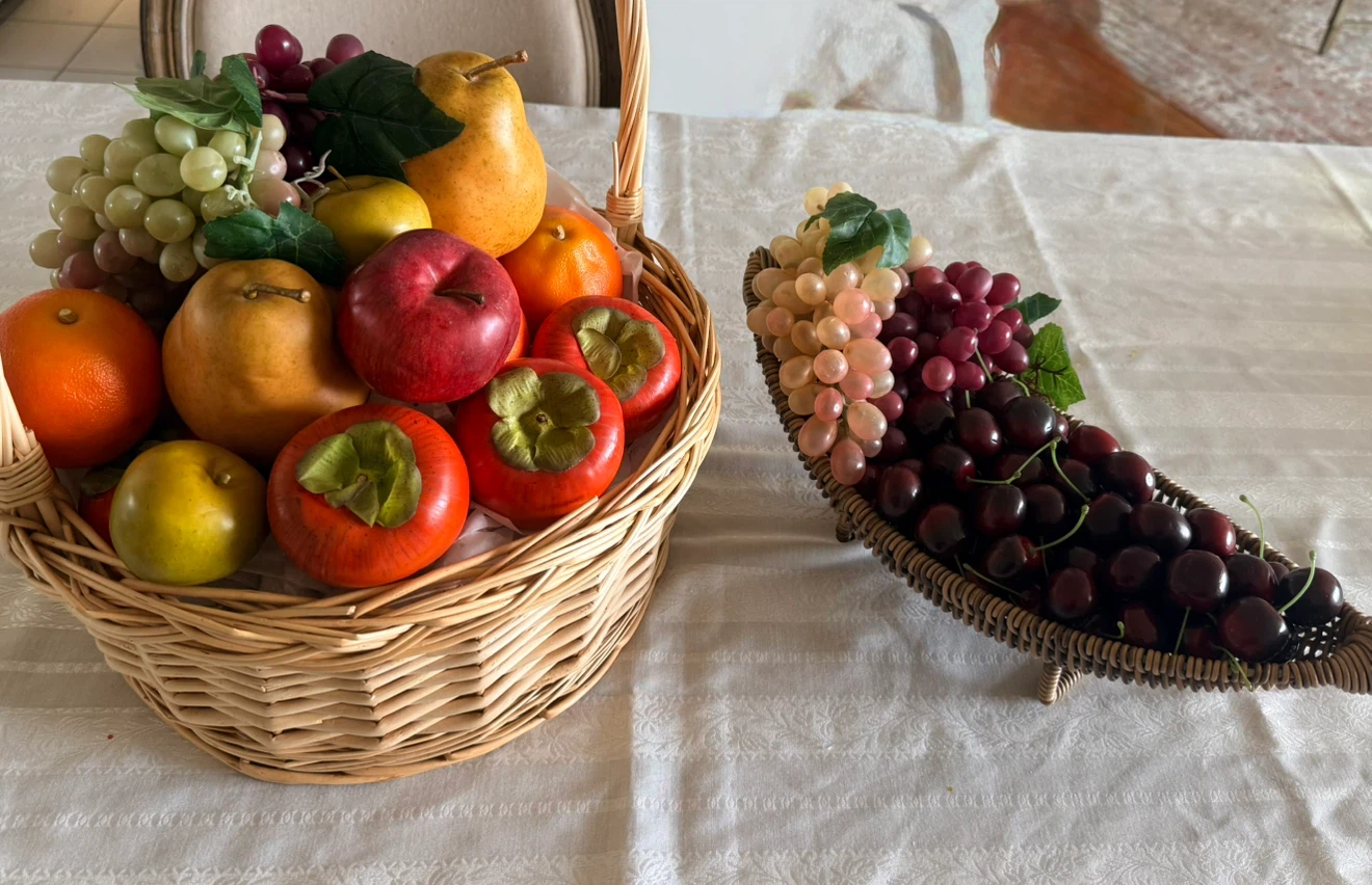 Pottery Barn Decorative Fruit Basket Assortment