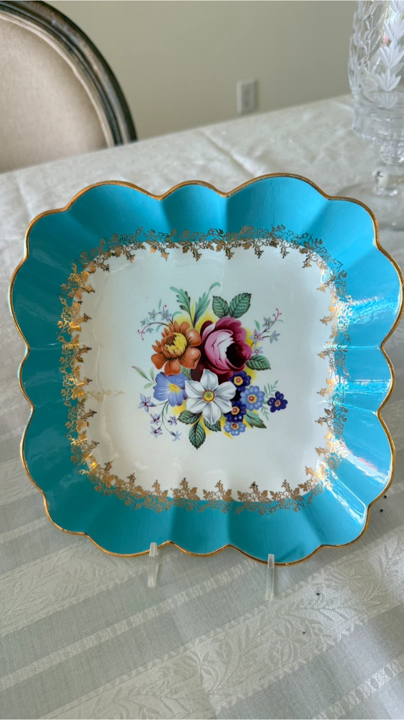 Decorative Serving Dish - Floral Design