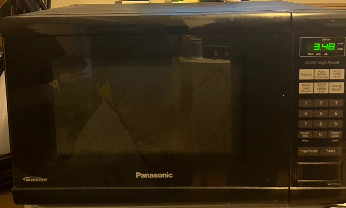 Used Panasonic inverter microwave