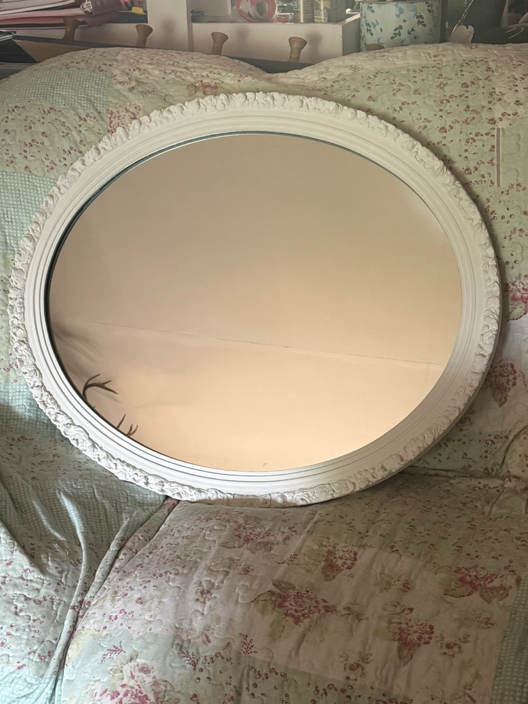 Shabby chic vintage mirror