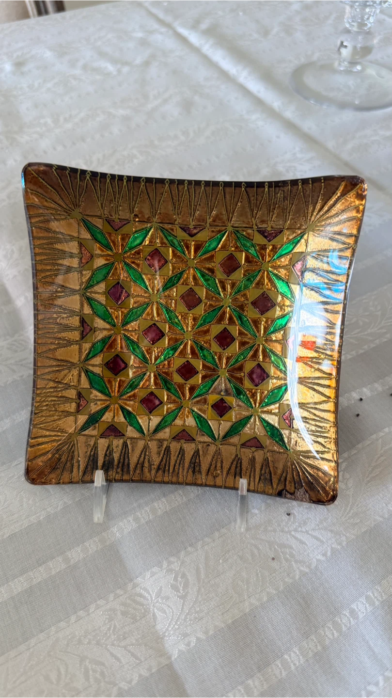 Decorative Glass Trinket Dish