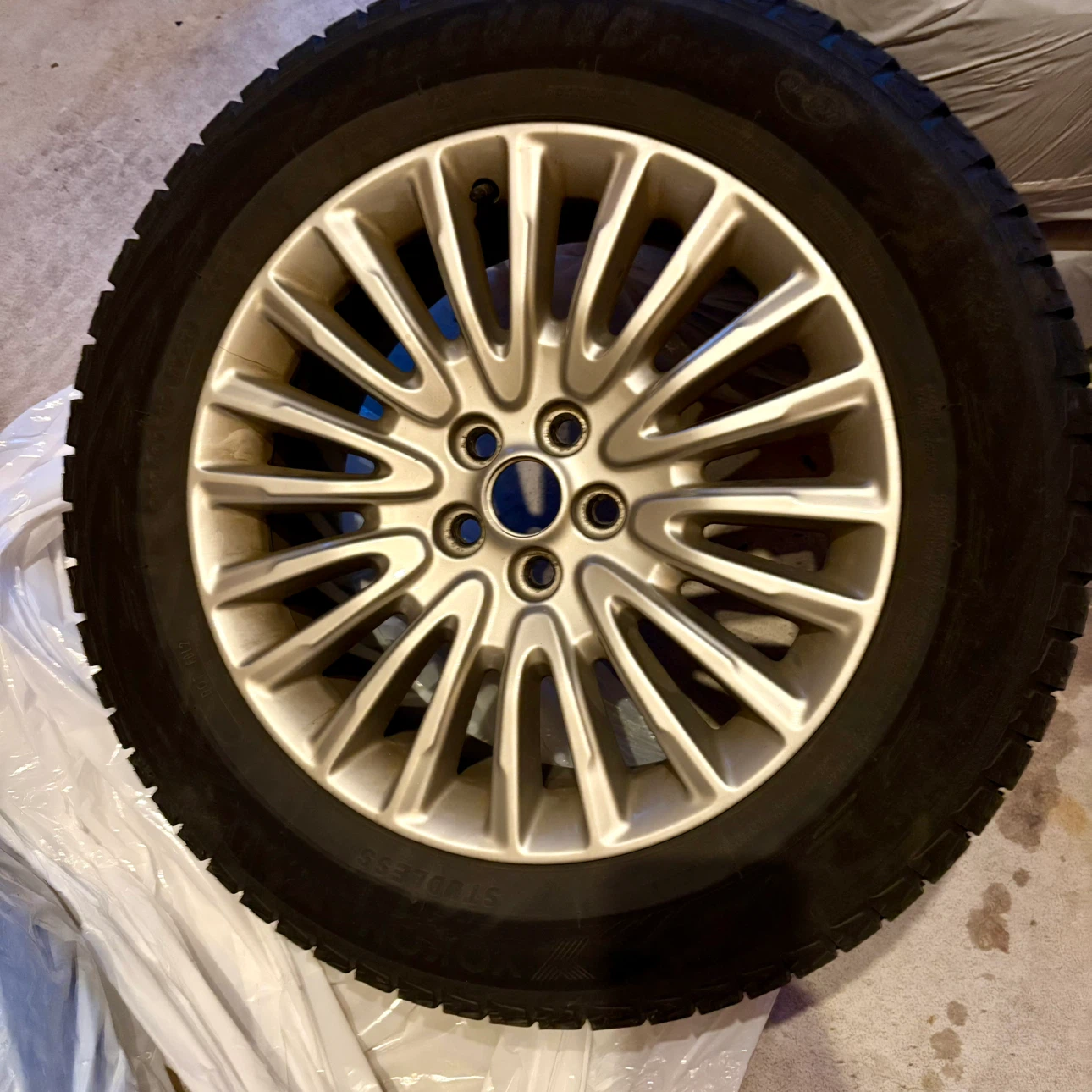 OEM Lincoln 18” Wheels + Yokohama Winter Tires