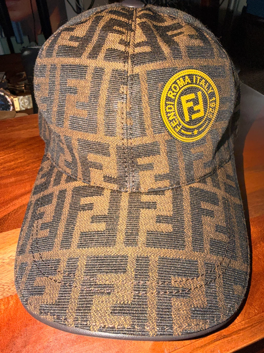Fendi FF Monogram Baseball Cap